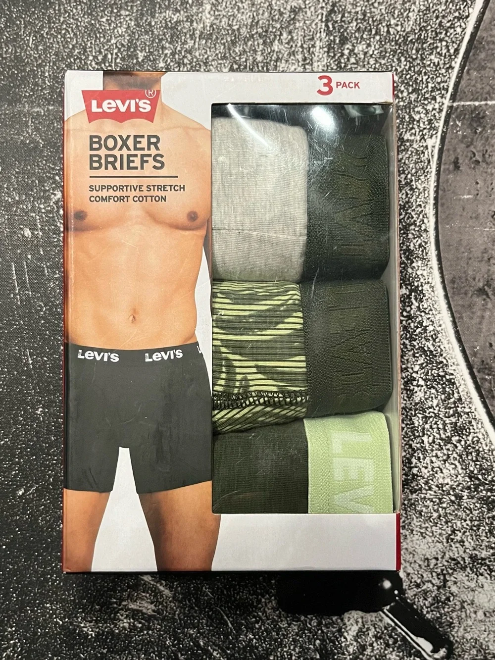 NIB Levi’s 3 Pack Boxer Briefs